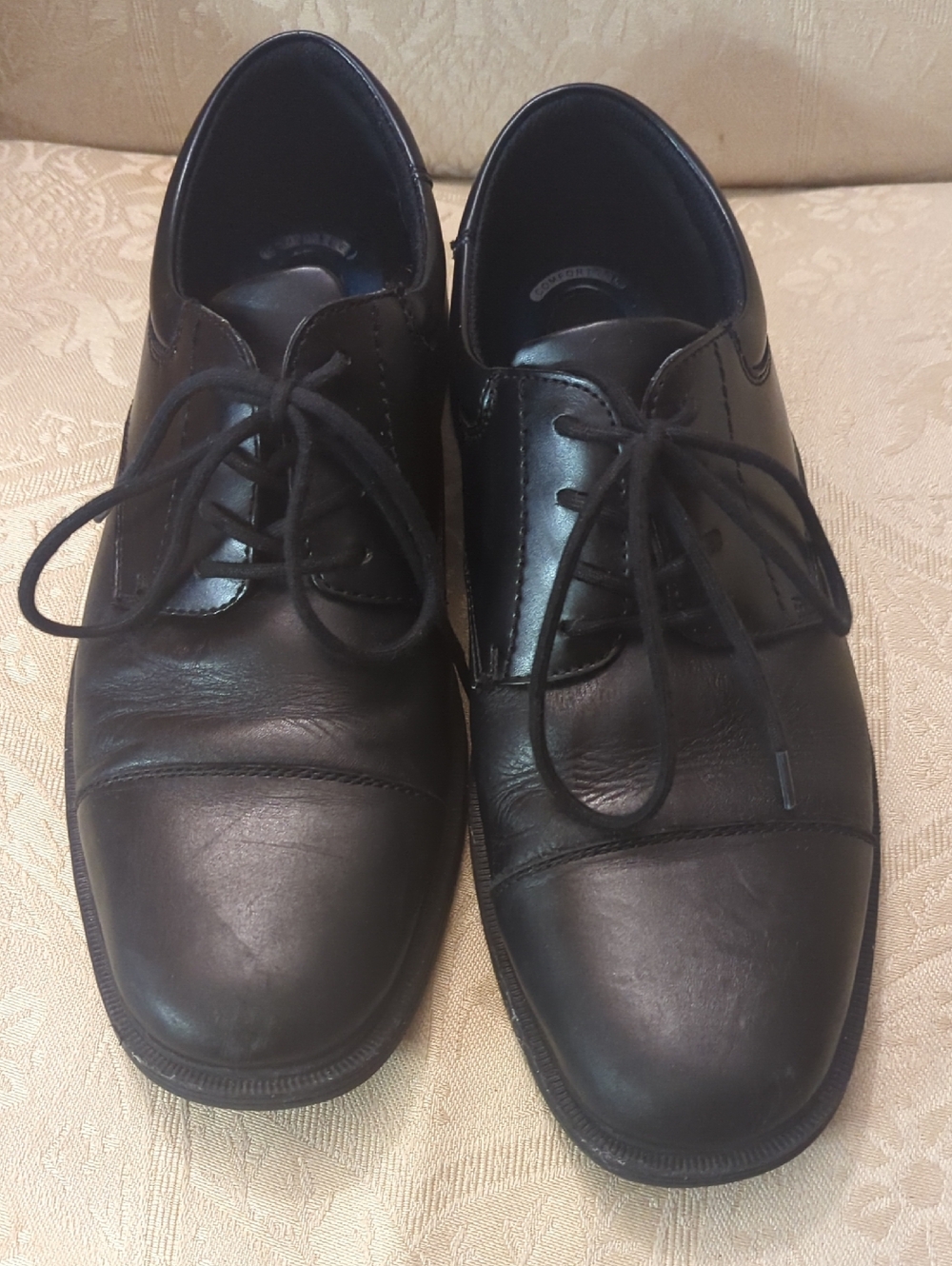 Classic Black Nunn Bush 9.5 Men's Lace-Up Dress Shoes Leather & Manmade Material